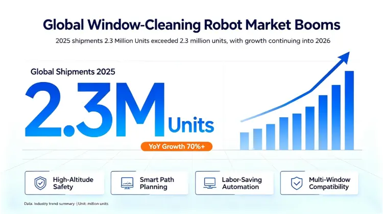 LIESA følger 2026 Global Smart Cleaning Boom, oppgraderer vindusrengjøringsrobotteknologi for sikrere, smartere hjemløsninger